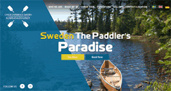 Desktop Screenshot of canoeexperiencesweden.com